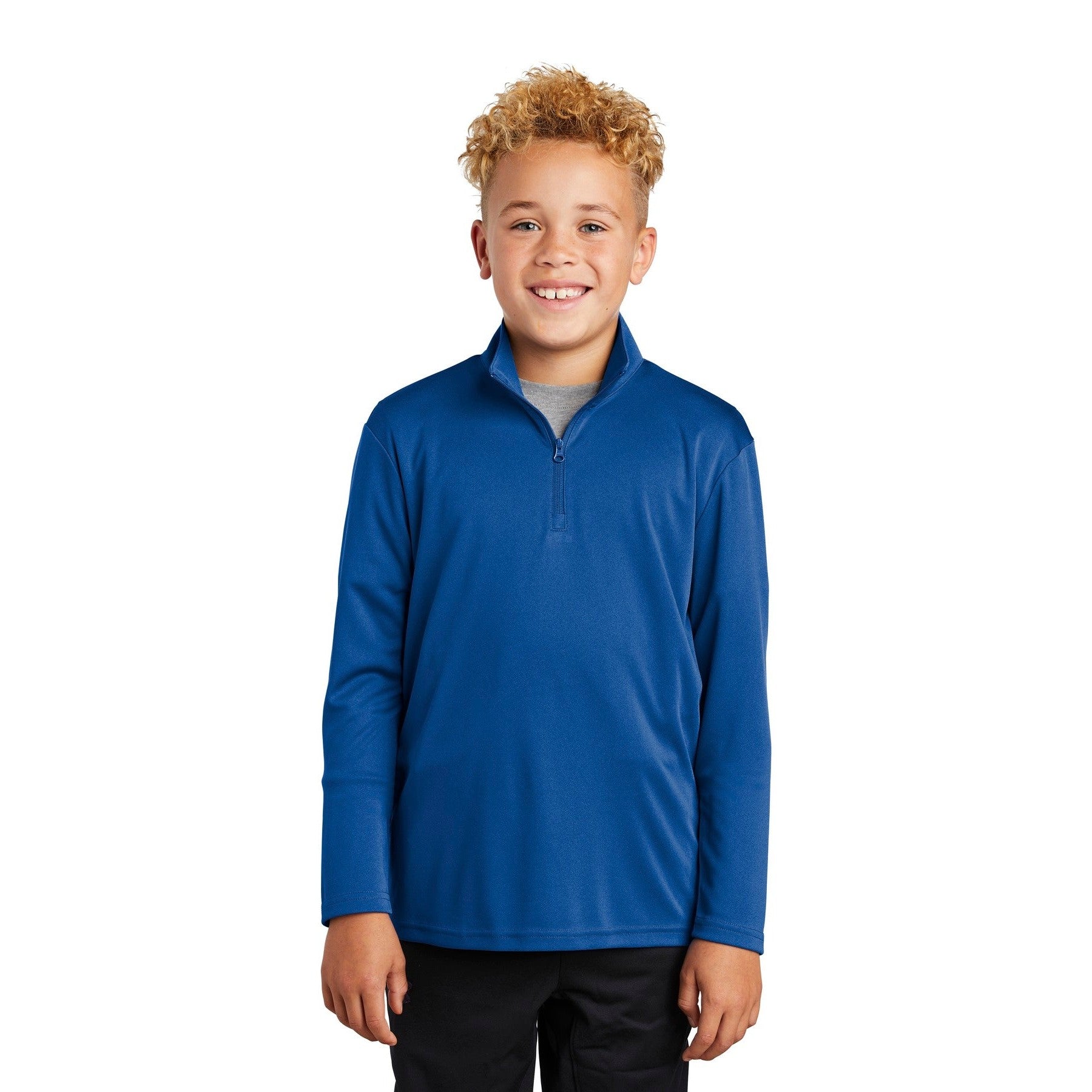 Sport-Tek-Sport-Tek ® Youth PosiCharge ® Competitor ™ 1/4-Zip Pullover. YST357-MedTech-6